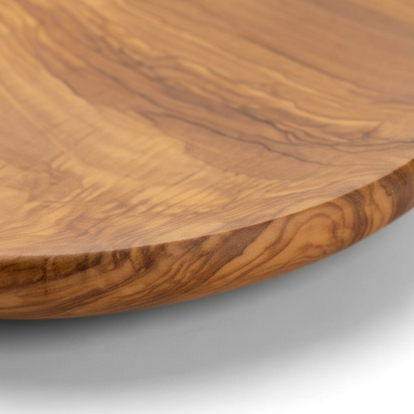 Olive wood organic serving tray and valet catch all bowl.