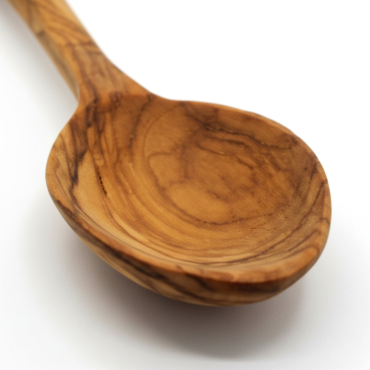 Hand carved olive wood cooking and tasting spoon.