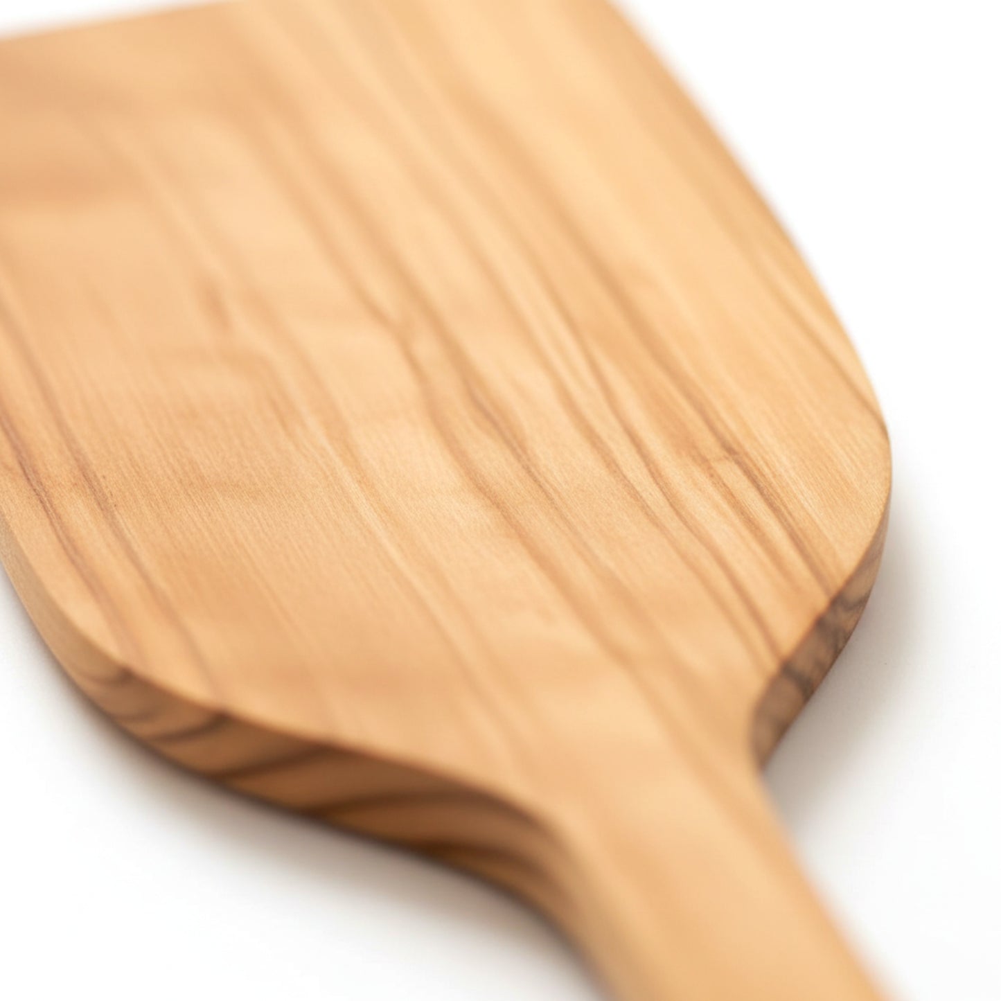 Olive wood kitchen utensil set spatula knife fork honey dipper.