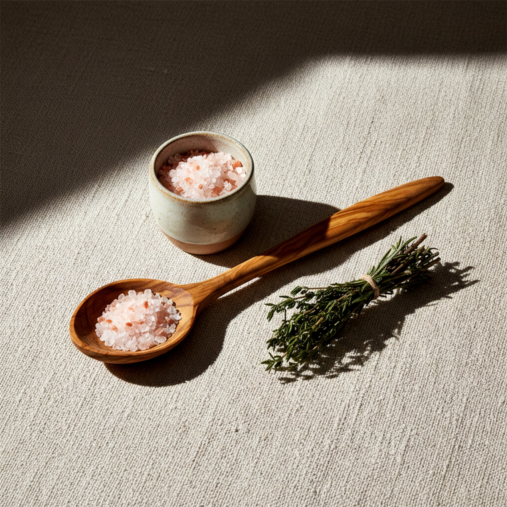 Hand carved olive wood cooking and tasting spoon.