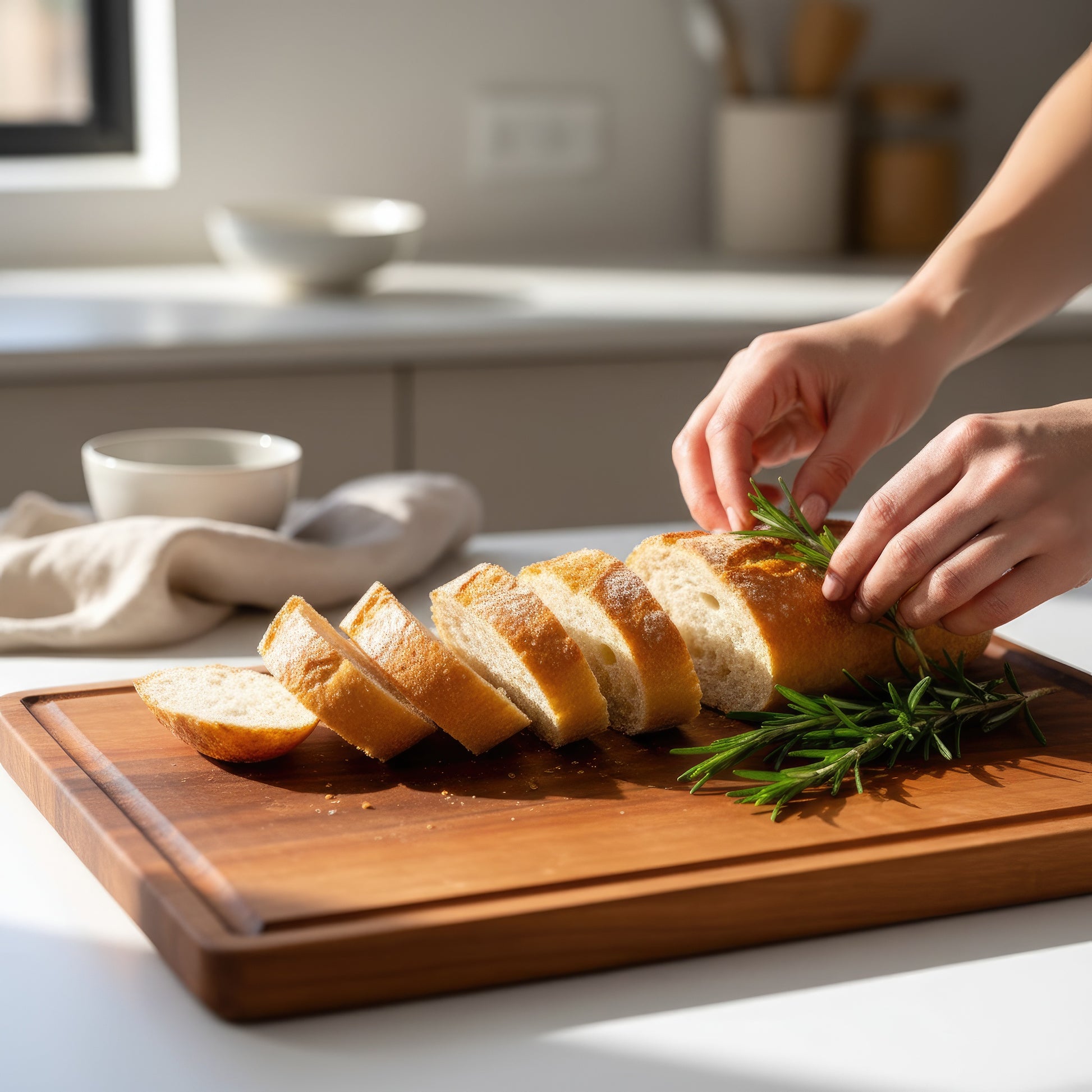 Walnut & Cherry wood cutting board and charcuterie platter set.
