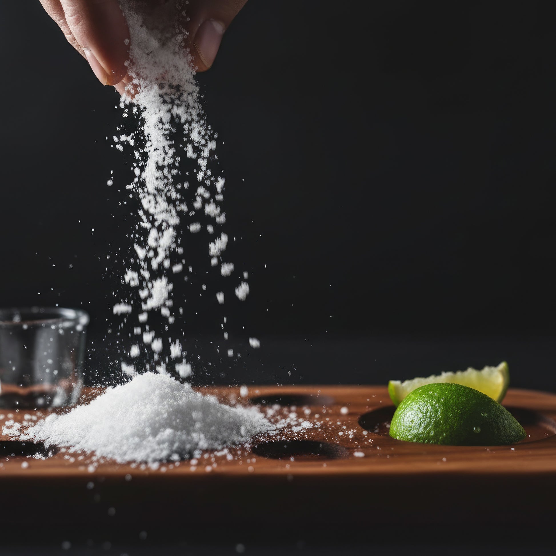 Solid wood tequila shot serving board 12 glasses large.